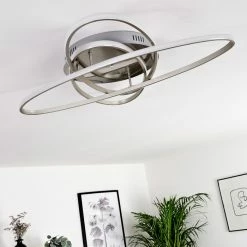 Hofstein Krabi Deckenleuchte LED Nickel-Matt, 3-flammig, Fernbedienung -LED Leuchten Verkäufe krabi deckenleuchte h3371206 17