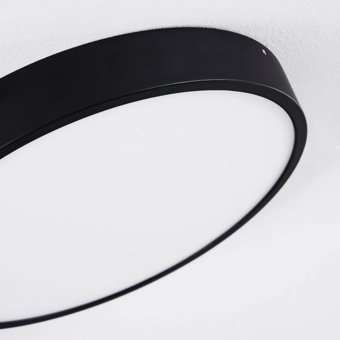 Hofstein Kragos Deckenleuchte LED Schwarz, Weiß, 1-flammig 9 Hofstein Kragos Deckenleuchte LED Schwarz, Weiß, 1-flammig – Bild 9