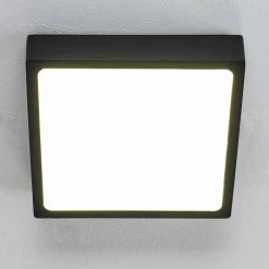 Hofstein Kragos Deckenpanel LED Schwarz, 1-flammig -LED Leuchten Verkäufe kragos deckenpanel h3374412 11