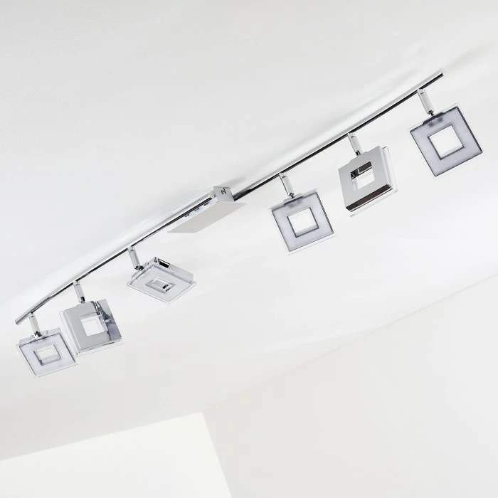 Hofstein Krakau Deckenspot LED Chrom, 6-flammig 4 Hofstein Krakau Deckenspot LED Chrom, 6-flammig – Bild 4