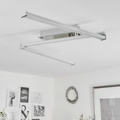 Hofstein Kudus Deckenleuchte LED Chrom, 1-flammig -LED Leuchten Verkäufe kudus deckenleuchte h3654422 4