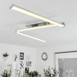 Hofstein Kudus Deckenleuchte LED Chrom, 1-flammig -LED Leuchten Verkäufe kudus deckenleuchte h3654422 8