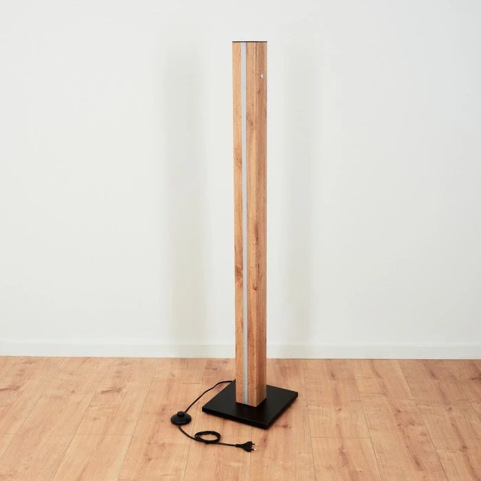 Hofstein Kyneton Stehleuchte LED Schwarz, Naturfarben, 1-flammig 5 Hofstein Kyneton Stehleuchte LED Schwarz, Naturfarben, 1-flammig – Bild 5