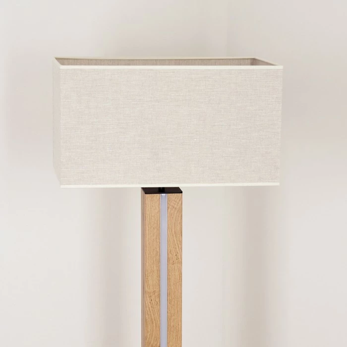 Hofstein Kyneton Stehleuchte LED Schwarz, Naturfarben, 2-flammig 8 Hofstein Kyneton Stehleuchte LED Schwarz, Naturfarben, 2-flammig – Bild 8