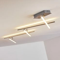 Hofstein Lacure Deckenleuchte LED Nickel-Matt, 5-flammig -LED Leuchten Verkäufe lacure deckenleuchte h3296097 do1 13