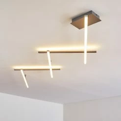 Hofstein Lacure Deckenleuchte LED Nickel-Matt, 5-flammig -LED Leuchten Verkäufe lacure deckenleuchte h3296097 do1 7