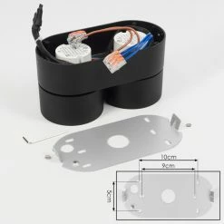 Hofstein Laonsana Deckenleuchte LED Schwarz, 2-flammig 14 Hofstein Laonsana Deckenleuchte LED Schwarz, 2-flammig -LED Leuchten Verkäufe laonsana deckenleuchte h3584460 4