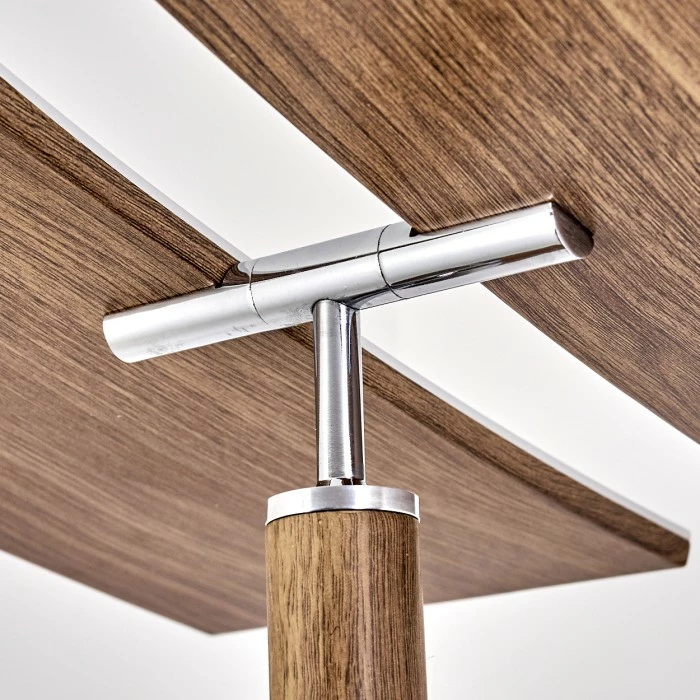 Hofstein Lasona Deckenfluter LED Silber, Braun, 2-flammig 16 Hofstein Lasona Deckenfluter LED Silber, Braun, 2-flammig – Bild 16