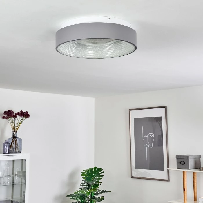 Hofstein Lausanne Deckenleuchte LED Weiß, 1-flammig, Fernbedienung 17 Hofstein Lausanne Deckenleuchte LED Weiß, 1-flammig, Fernbedienung – Bild 17