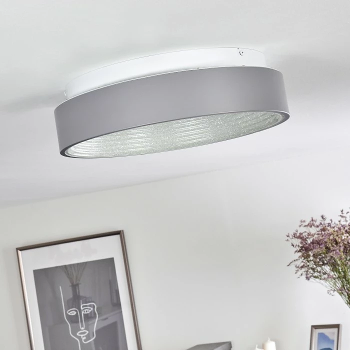 Hofstein Lausanne Deckenleuchte LED Weiß, 1-flammig, Fernbedienung 18 Hofstein Lausanne Deckenleuchte LED Weiß, 1-flammig, Fernbedienung – Bild 18