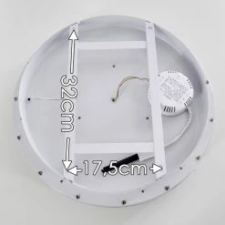 Hofstein Lausanne Deckenleuchte LED Weiß, 1-flammig, Fernbedienung 39 Hofstein Lausanne Deckenleuchte LED Weiß, 1-flammig, Fernbedienung -LED Leuchten Verkäufe lausanne deckenleuchte h3371725 19