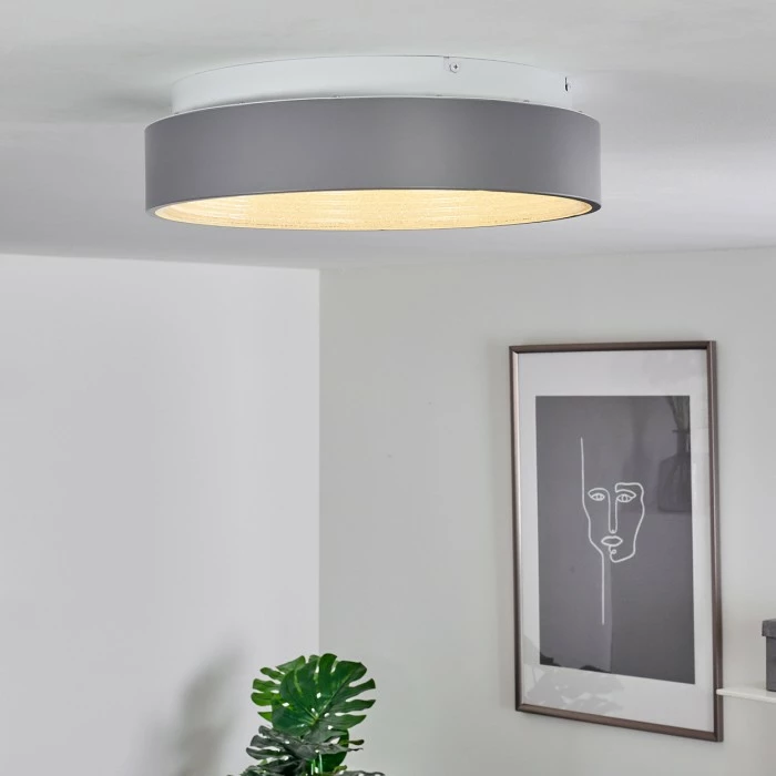 Hofstein Lausanne Deckenleuchte LED Weiß, 1-flammig, Fernbedienung 7 Hofstein Lausanne Deckenleuchte LED Weiß, 1-flammig, Fernbedienung – Bild 7