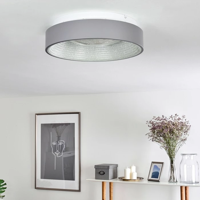 Hofstein Lausanne Deckenleuchte LED Weiß, 1-flammig, Fernbedienung 10 Hofstein Lausanne Deckenleuchte LED Weiß, 1-flammig, Fernbedienung – Bild 10