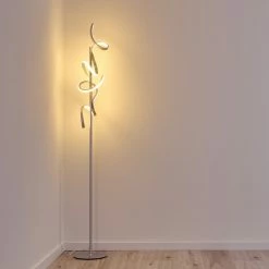 Hofstein Lavaca Stehleuchte LED Silber, 2-flammig 32 Hofstein Lavaca Stehleuchte LED Silber, 2-flammig -LED Leuchten Verkäufe lavaca stehleuchte h3306833 13