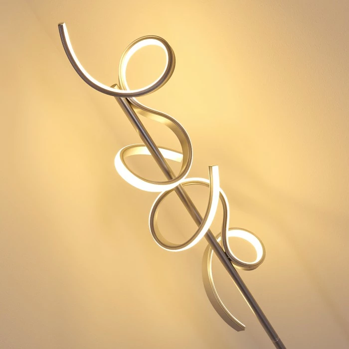 Hofstein Lavaca Stehleuchte LED Silber, 2-flammig 15 Hofstein Lavaca Stehleuchte LED Silber, 2-flammig – Bild 15