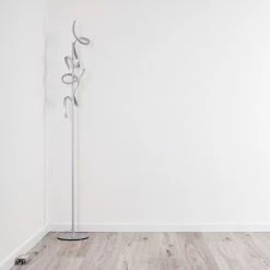 Hofstein Lavaca Stehleuchte LED Silber, 2-flammig 34 Hofstein Lavaca Stehleuchte LED Silber, 2-flammig -LED Leuchten Verkäufe lavaca stehleuchte h3306833 15