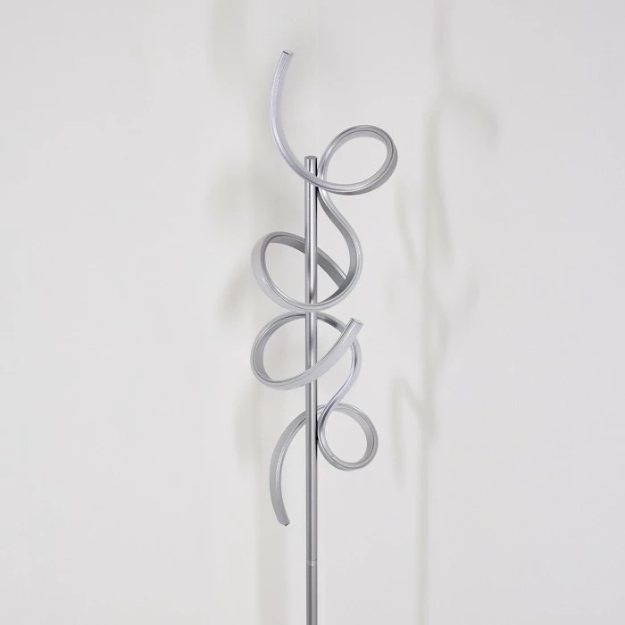 Hofstein Lavaca Stehleuchte LED Silber, 2-flammig 10 Hofstein Lavaca Stehleuchte LED Silber, 2-flammig – Bild 10