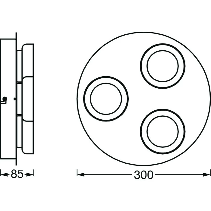 LEDVANCE Bathroom Decorative Deckenleuchte Silber, 1-flammig 2 LEDVANCE Bathroom Decorative Deckenleuchte Silber, 1-flammig – Bild 2