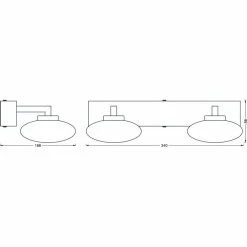 LEDVANCE Bathroom Decorative Deckenleuchte Silber, 1-flammig -LED Leuchten Verkäufe ledvance bathroom decorative deckenleuchte 4058075573963 3