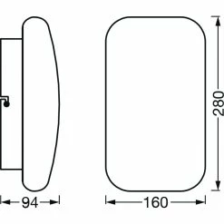 LEDVANCE Bathroom Decorative Deckenleuchte Weiß, 1-flammig -LED Leuchten Verkäufe ledvance bathroom decorative deckenleuchte 4058075574359 3