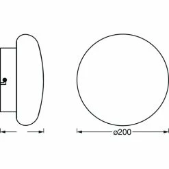 LEDVANCE Bathroom Decorative Deckenleuchte Weiß, 1-flammig 7 LEDVANCE Bathroom Decorative Deckenleuchte Weiß, 1-flammig -LED Leuchten Verkäufe ledvance bathroom decorative deckenleuchte 4058075574410 3