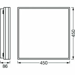 LEDVANCE Decorative Deckenpanel Weiß, 1-flammig -LED Leuchten Verkäufe ledvance decorative deckenpanel 4058075572690 3