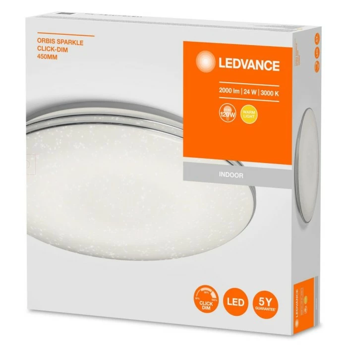 LEDVANCE ORBIS Deckenleuchte Silber, 1-flammig 2 LEDVANCE ORBIS Deckenleuchte Silber, 1-flammig – Bild 2