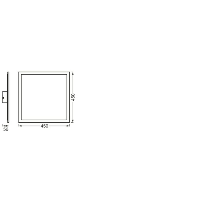 LEDVANCE PLANON Deckenpanel Schwarz, 1-flammig, Farbwechsler 4 LEDVANCE PLANON Deckenpanel Schwarz, 1-flammig, Farbwechsler – Bild 4