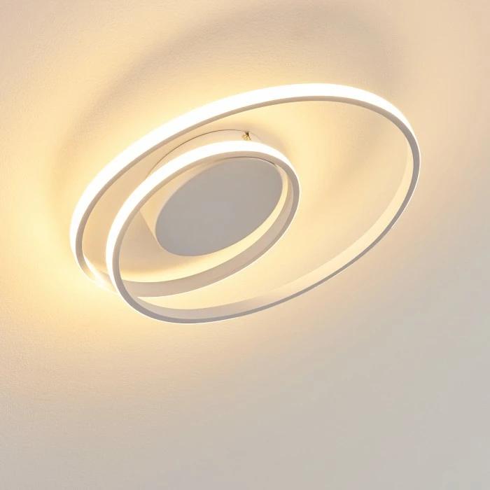 Hofstein Leksund Deckenleuchte LED Weiß, 1-flammig 14 Hofstein Leksund Deckenleuchte LED Weiß, 1-flammig – Bild 14