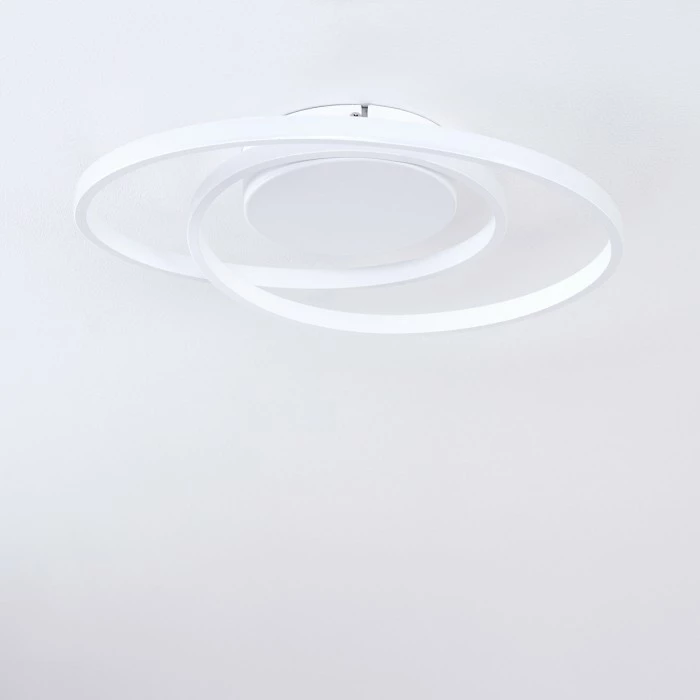 Hofstein Leksund Deckenleuchte LED Weiß, 1-flammig 4 Hofstein Leksund Deckenleuchte LED Weiß, 1-flammig – Bild 4