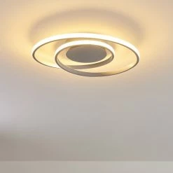 Hofstein Leksund Deckenleuchte LED Silber, 1-flammig -LED Leuchten Verkäufe leksund deckenleuchte h3311530 11