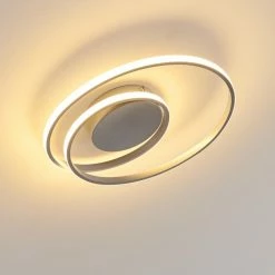 Hofstein Leksund Deckenleuchte LED Silber, 1-flammig -LED Leuchten Verkäufe leksund deckenleuchte h3311530 14