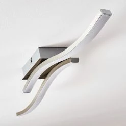 Hofstein Letala Deckenleuchte LED Nickel-Matt, Chrom, 2-flammig -LED Leuchten Verkäufe letala deckenleuchte h3271902 do2 14