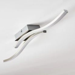 Hofstein Letala Deckenleuchte LED Nickel-Matt, Chrom, 2-flammig -LED Leuchten Verkäufe letala deckenleuchte h3271902 do2 16