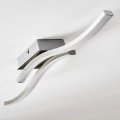 Hofstein Letala Deckenleuchte LED Nickel-Matt, Chrom, 2-flammig -LED Leuchten Verkäufe letala deckenleuchte h3271902 do2 7