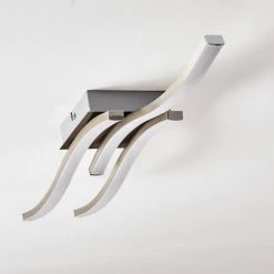 Hofstein Letala Deckenleuchte LED Nickel-Matt, Chrom, 3-flammig -LED Leuchten Verkäufe letala deckenleuchte h3271926 do2 13