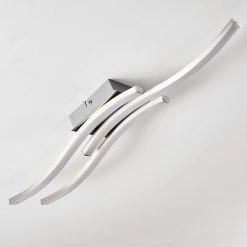 Hofstein Letala Deckenleuchte LED Nickel-Matt, Chrom, 3-flammig -LED Leuchten Verkäufe letala deckenleuchte h3271926 do2 18