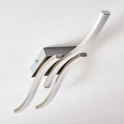 Hofstein Letala Deckenleuchte LED Nickel-Matt, Chrom, 3-flammig -LED Leuchten Verkäufe letala deckenleuchte h3271926 do2 3