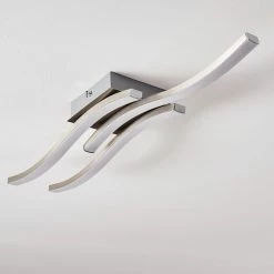 Hofstein Letala Deckenleuchte LED Nickel-Matt, Chrom, 3-flammig -LED Leuchten Verkäufe letala deckenleuchte h3271926 do2 5