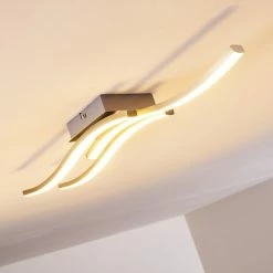 Hofstein Letala Deckenleuchte LED Nickel-Matt, Chrom, 3-flammig -LED Leuchten Verkäufe letala deckenleuchte h3271926 do2 9