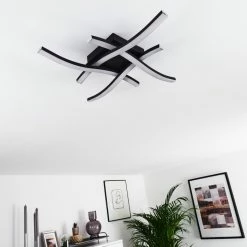 Hofstein Letala Deckenleuchte LED Schwarz, 4-flammig -LED Leuchten Verkäufe letala deckenleuchte h3374481 17