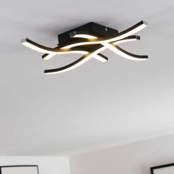 Hofstein Letala Deckenleuchte LED Schwarz, 4-flammig -LED Leuchten Verkäufe letala deckenleuchte h3374481 7