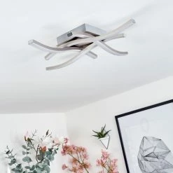 Hofstein Letala Deckenleuchte LED Nickel-Matt, 4-flammig 23 Hofstein Letala Deckenleuchte LED Nickel-Matt, 4-flammig -LED Leuchten Verkäufe letala deckenleuchte h3561140 11