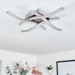 Hofstein Letala Deckenleuchte LED Nickel-Matt, 4-flammig 21 Hofstein Letala Deckenleuchte LED Nickel-Matt, 4-flammig -LED Leuchten Verkäufe letala deckenleuchte h3561140 9