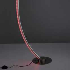 Leuchten Direkt ALINA Stehleuchte LED Stahl gebürstet, 1-flammig, Fernbedienung, Farbwechsler -LED Leuchten Verkäufe leuchten direkt alina stehleuchte 11254 55 3