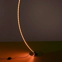 Leuchten Direkt ALINA Stehleuchte LED Stahl gebürstet, 1-flammig, Fernbedienung, Farbwechsler -LED Leuchten Verkäufe leuchten direkt alina stehleuchte 11254 55 5