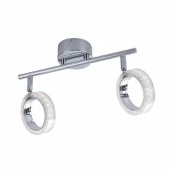 Leuchten Direkt ANGELO Deckenleuchte LED Chrom, 2-flammig -LED Leuchten Verkäufe leuchten direkt angelo deckenleuchte 10402 17 2