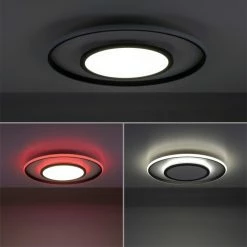 Leuchten Direkt ARENDA Deckenleuchte LED Schwarz, 1-flammig, Fernbedienung, Farbwechsler 17 Leuchten Direkt ARENDA Deckenleuchte LED Schwarz, 1-flammig, Fernbedienung, Farbwechsler -LED Leuchten Verkäufe leuchten direkt arenda deckenleuchte 11627 18 8