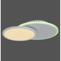 Leuchten Direkt ARENDA Deckenleuchte LED Wei&szlig;, 1-flammig, Fernbedienung, Farbwechsler -LED Leuchten Verkäufe leuchten direkt arenda deckenleuchte 11662 16 11