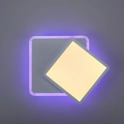 Leuchten Direkt ARENDA Deckenleuchte LED Wei&szlig;, 1-flammig, Fernbedienung, Farbwechsler -LED Leuchten Verkäufe leuchten direkt arenda deckenleuchte 11663 16 9